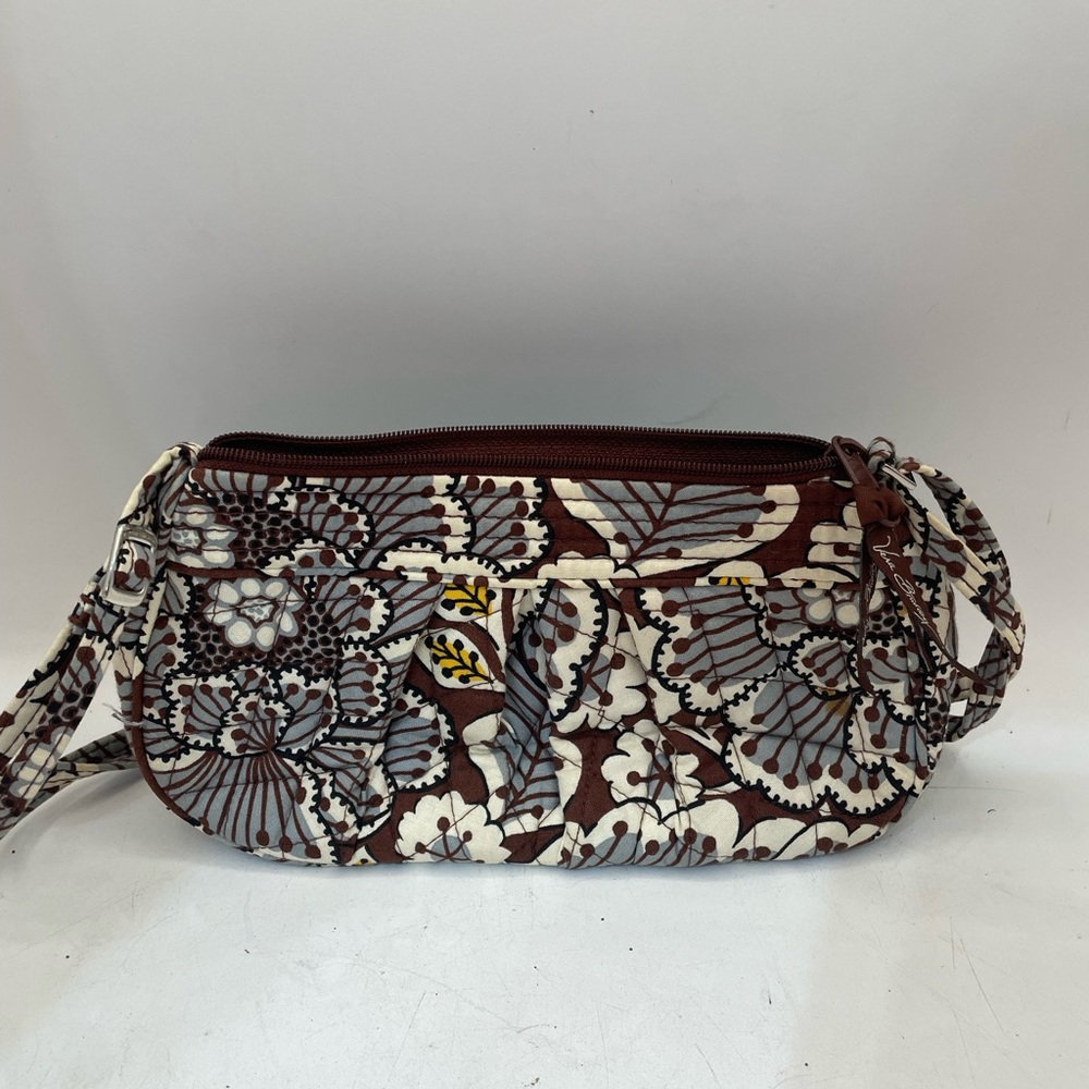 Vera Bradley Brown Floral Women's purse - Picture 4 of 7